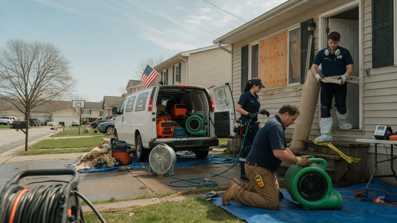 Water Damage Restoration in Caledonia, WI near me
